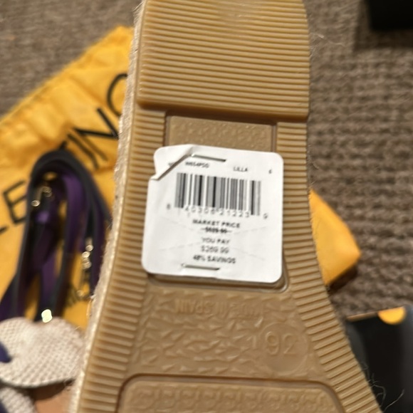 Valentino espadrilles purple size 6 NWT - Picture 7 of 7